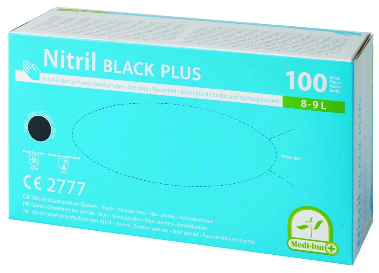 4250478410535 - Einmalhandschuhe Medi-Inn Black Plus 93019 Lebensmittelecht sc 4250478410535 - Einmalhandschuhe Medi-Inn Black Plus 93019 Lebensmittelecht sc