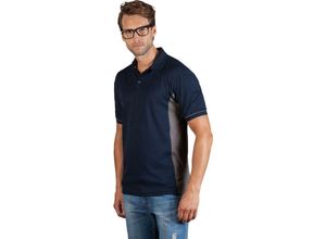 4250484287091 - Poloshirt Function Contrast marine lichtgrau GrM - Fortis