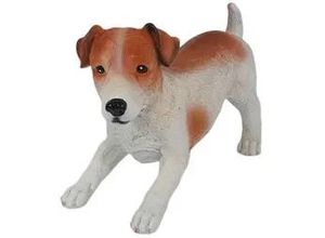 4250486122888 - Dekofigur Jack Russel stehend 25 x 17 x 40 cm weiß-braun