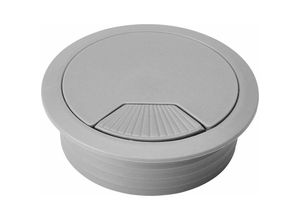 4250496653969 - So-tech - 2er Pack - Kabeldurchlass Kunststoff ø 60 mm grau - Farbe Grau