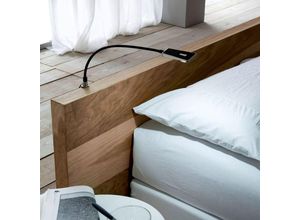 4250496661575 - So-tech - 2er Set flexible led Leseleuchte luminoso schwarz 12V 2W mit Netzteil