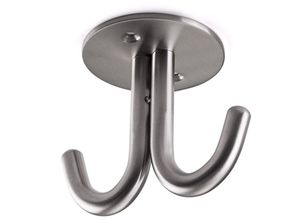 4250496671901 - So-tech - Garderobenhaken nele Doppelhaken echt Edelstahl - Ausführung Doppelhaken