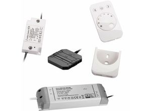 4250496679303 - Emotion Steuerung 1-Kanal Starterset mit 12-fach Verteiler (miniAMP) inkl 60W Konverter und Fernbedienung für led Emotion System Trafo Farbwechsel