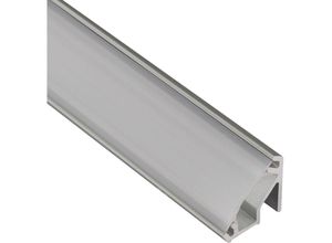 4250496698984 - Led Profil-99 mit opaler Abdeckung 2000 x 157 x 158 mm Aluminium eloxiert für led Streifen bis 10 mm Breite