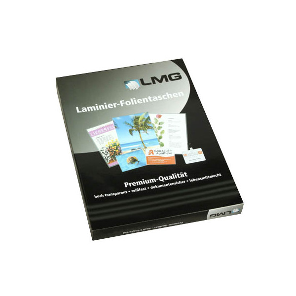 4250504525844 - Laminierfolien 111x154mm 2 x 100 mic glänzend 4250504525844 LMGA6-100 100 Stück