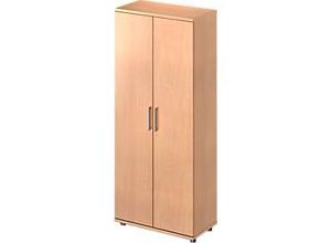 4250510806357 - Genius Garderobenschrank TETRIS WOOD 5 OH H 1910 mm Höhe inkl Gleiter Buche-Dekor