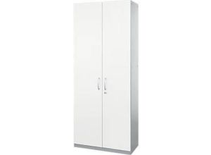 4250510835425 - Genius Flügeltürenschrank TETRIS SOLID Stahlkorpus 5 OH B 1000 mm abschließbar weiß weißalu