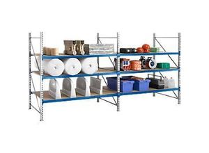 4250510911365 - Regalsystem WR 600 Grundfeld Traverse verzinkt mit 2 Ebenen 2200 x 2200 x 1050 mm