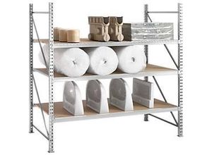 4250510911372 - Regalsystem WR 600 Grundfeld Traverse verzinkt mit 3 Ebenen 2500 x 2200 x 1050 mm