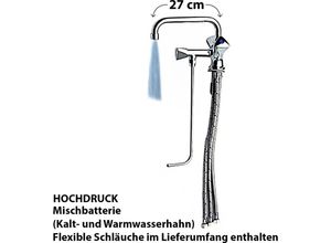 4250517500234 - Ich-zapfe - Hochdruck Wasserhahn Küchenarmatur Wasserarmatur Mischbatterie Waschtischarmatur Einhandmischer fürs Professional Bar Gastronomie