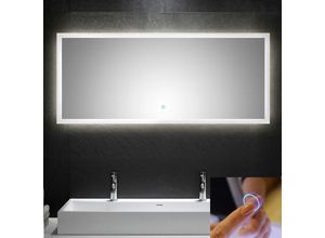 4250524196673 - Lomadox - led Spiegel 120cm mit Touch Bedienung b x h x t ca  120 x 65 x 32 cm