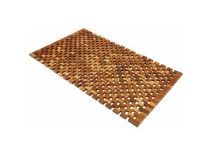 4250525308693 - Casaria® Badematte Holz FSC®-zertifiziertes Akazienholz rutschfest Badvorleger Duschmatte Holzduschmatte Badezimmerteppich Dusch Vorleger Teppich