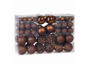4250525316148 - - casaria® Weihnachtskugeln 100er Set Christbaumkugeln Weihnachtsbaumkugeln Weihnachtsbaumschmuck Christbaumkugeln Weihnachtsdeko Kupfer Braun 4250525316148 - - casaria® Weihnachtskugeln 100er Set Christbaumkugeln Weihnachtsbaumkugeln Weihnachtsbaumschmuck Christbaumkugeln Weihnachtsdeko Kupfer Braun