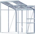 4250525324402 - Aluminium Gartengewächshaus - 38m³ 190x122cm mit Fenster & Schiebetür