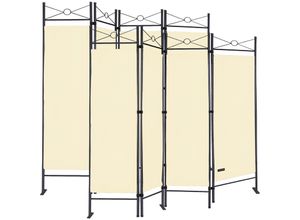 4250525324495 - 2er Set Paravent Lucca 180x163 cm Verstellbar Raumteiler Trennwand Umkleide Sichtschutz Spanische Wand Creme - Casaria 4250525324495 - 2er Set Paravent Lucca 180x163 cm Verstellbar Raumteiler Trennwand Umkleide Sichtschutz Spanische Wand Creme - Casaria