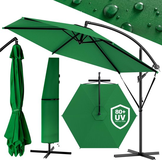 4250525335835 - Schwimmender Sonnenschirm - Ø330cm UV-Schutz 50+ Pendel - Grün 4250525335835 - Schwimmender Sonnenschirm - Ø330cm UV-Schutz 50+ Pendel - Grün