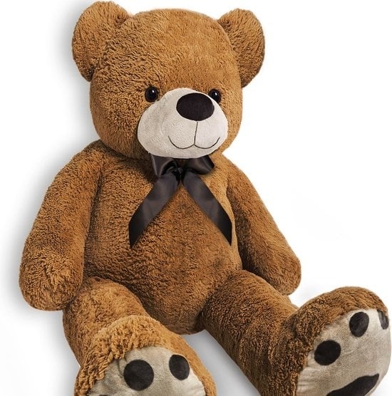 4250525362756 - Monzana Teddybär XL - 150cm Samtweiches Plüsch - Braun