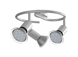 4250525371000 - Led Deckenstrahler Spotleuchte 1 2 3 4 flammig schwenkbar GU10 inkl Leuchtmittel Deckenlampe Deckenleuchte 3 Flammig geschwungen - Monzana 4250525371000 - Led Deckenstrahler Spotleuchte 1 2 3 4 flammig schwenkbar GU10 inkl Leuchtmittel Deckenlampe Deckenleuchte 3 Flammig geschwungen - Monzana