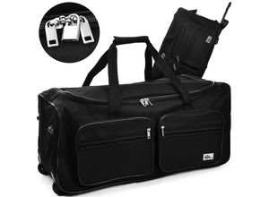 4250525381498 - Deuba Große Reisetasche 85L schwarz