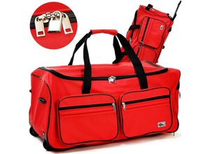 4250525381511 - Deuba Große Reisetasche 85L rot