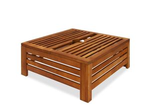 4250525391343 - Casaria Schirmständer Abdeckung Akazie 62 x 62 x 26cm braun 4250525391343 - Casaria Schirmständer Abdeckung Akazie 62 x 62 x 26cm braun
