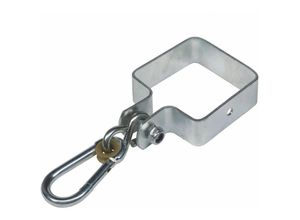 4250533907222 - Wickey - Schaukel Zubehör Schaukelschelle mit Karabiner 9x9cm Vierkant für Spielturm Schaukelgestell oder Klettergerüst