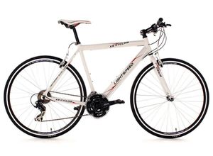 4250547509153 - KS Cycling Fitnessrad 21 Gänge Fitness-Bike Lightspeed (White) 28 Zoll