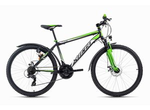 4250547531093 - KS Cycling Mountainbike Hardtail ATB 26 Xtinct schwarz-grün RH 50 cm