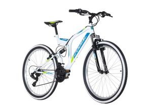 4250547532069 - KS Cycling Mountainbike Fully 26 Zodiac weiß-grün RH 48 cm