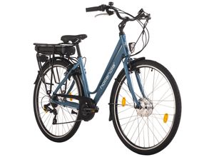 4250547533141 - Hollandia E-Citybike Damen 28 Optima Basic Blau 7 Gänge