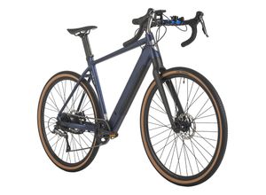 4250547533233 - ADORE E-Gravelbike 28 Alu Gravel Tourenfahrrad GTR-770 Heckmotor 30NM   10Ah Dunkelblau matt