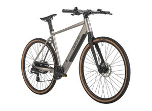 4250547533240 - ADORE E-Citybike 28 Alu Urban Bike Stadtfahrrad UBR-770 Heckmotor 30NM   10Ah Stahlgrau matt