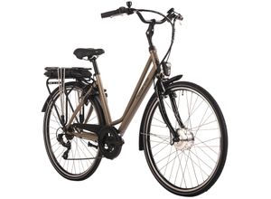 4250547533332 - Hollandia E-Citybike Damen 28 Optima Basic Braun 7 Gänge