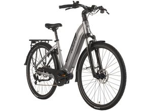 4250547534636 - ADORE E-Citybike 28 Alu Cityfahrrad CX-660 Mittelmotor 75NM   147Ah Grau matt