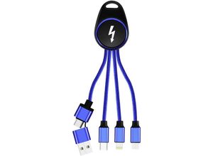 4250551405571 - Smrter USB-Ladekabel USB 20 Apple Lightning Stecker USB-A Stecker USB-C® Stecker USB-Micro-B Ste