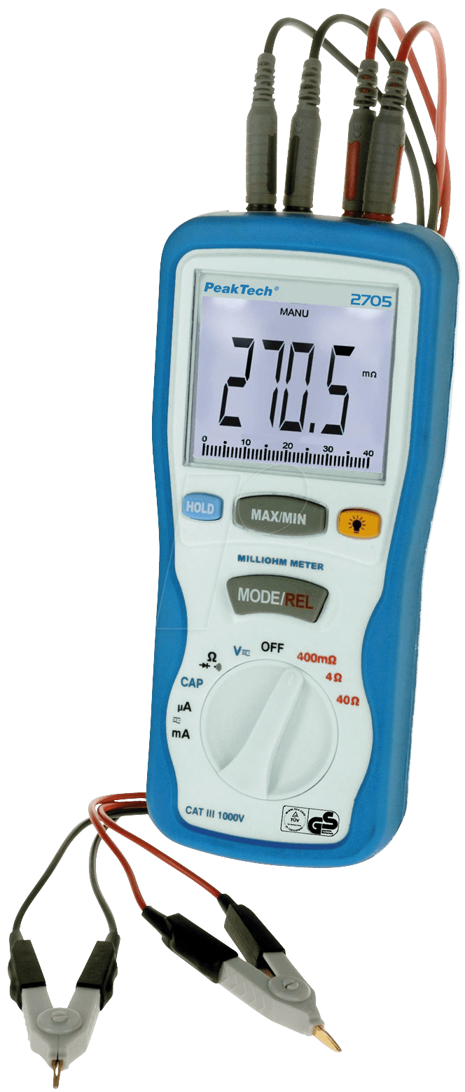 4250569400568 - 2705-2 - Multimeter digital 4000 Counts Milliohmmessung 4250569400568 - 2705-2 - Multimeter digital 4000 Counts Milliohmmessung
