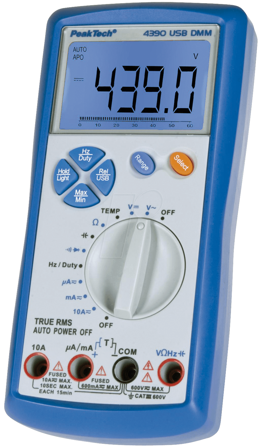 4250569401145 - 4390 - Multimeter digital 6000 Counts TRMS