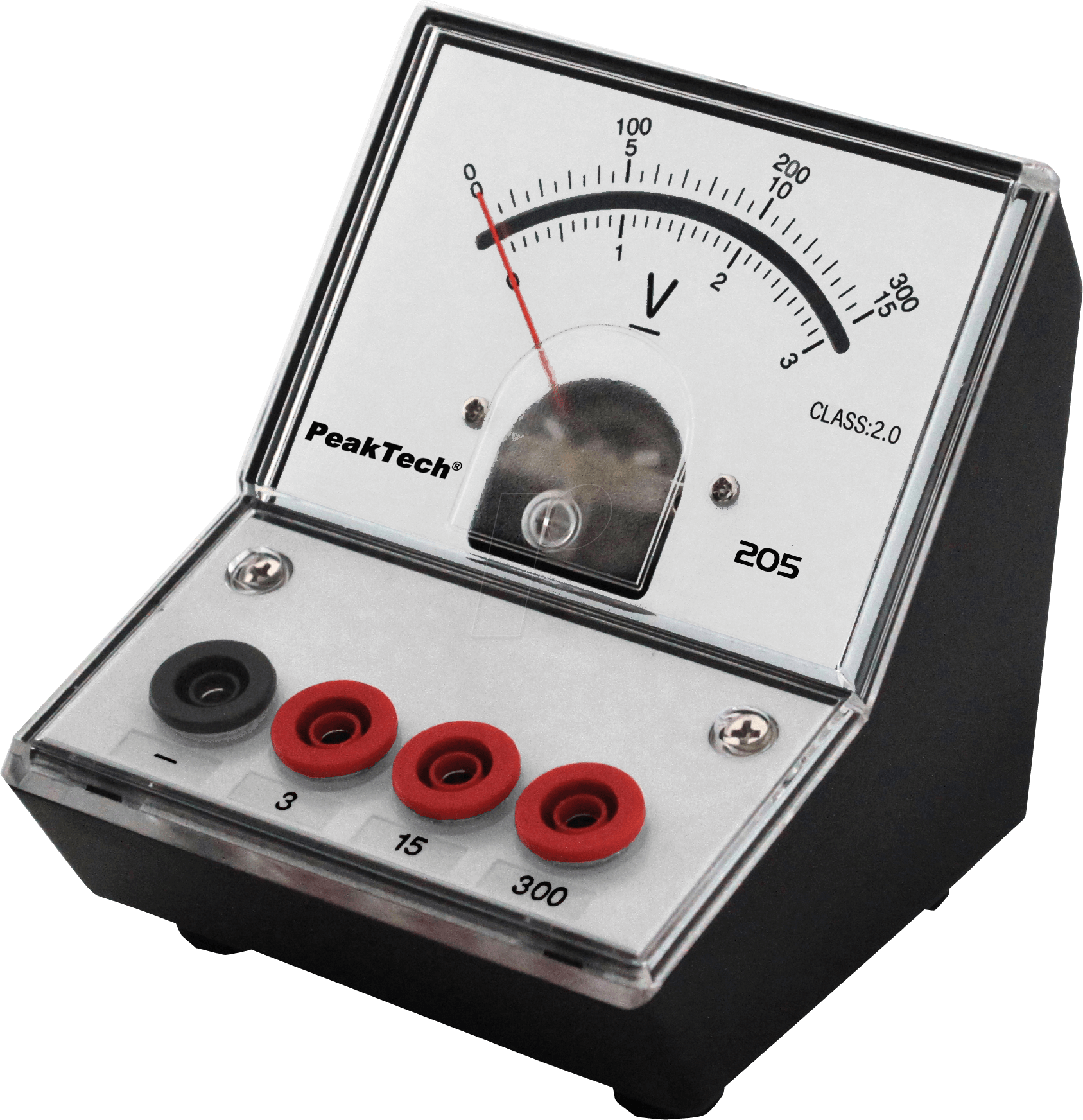 4250569401824 - 205-07 - Voltmeter analog Tischgerät 0 - 3 V   15 - 300 V DC