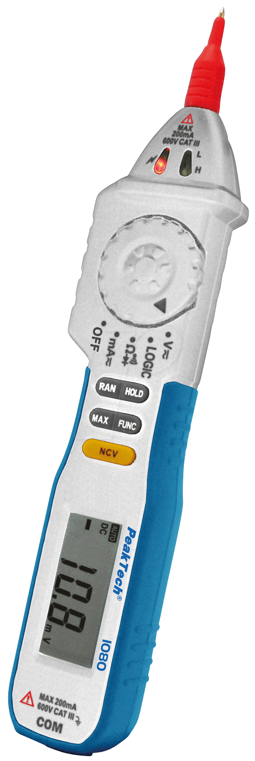 4250569402562 - Peaktech Tragbares Multimeter P 1080 Stromversorgung Batterie Test Typ Spannung Strom Widerstand