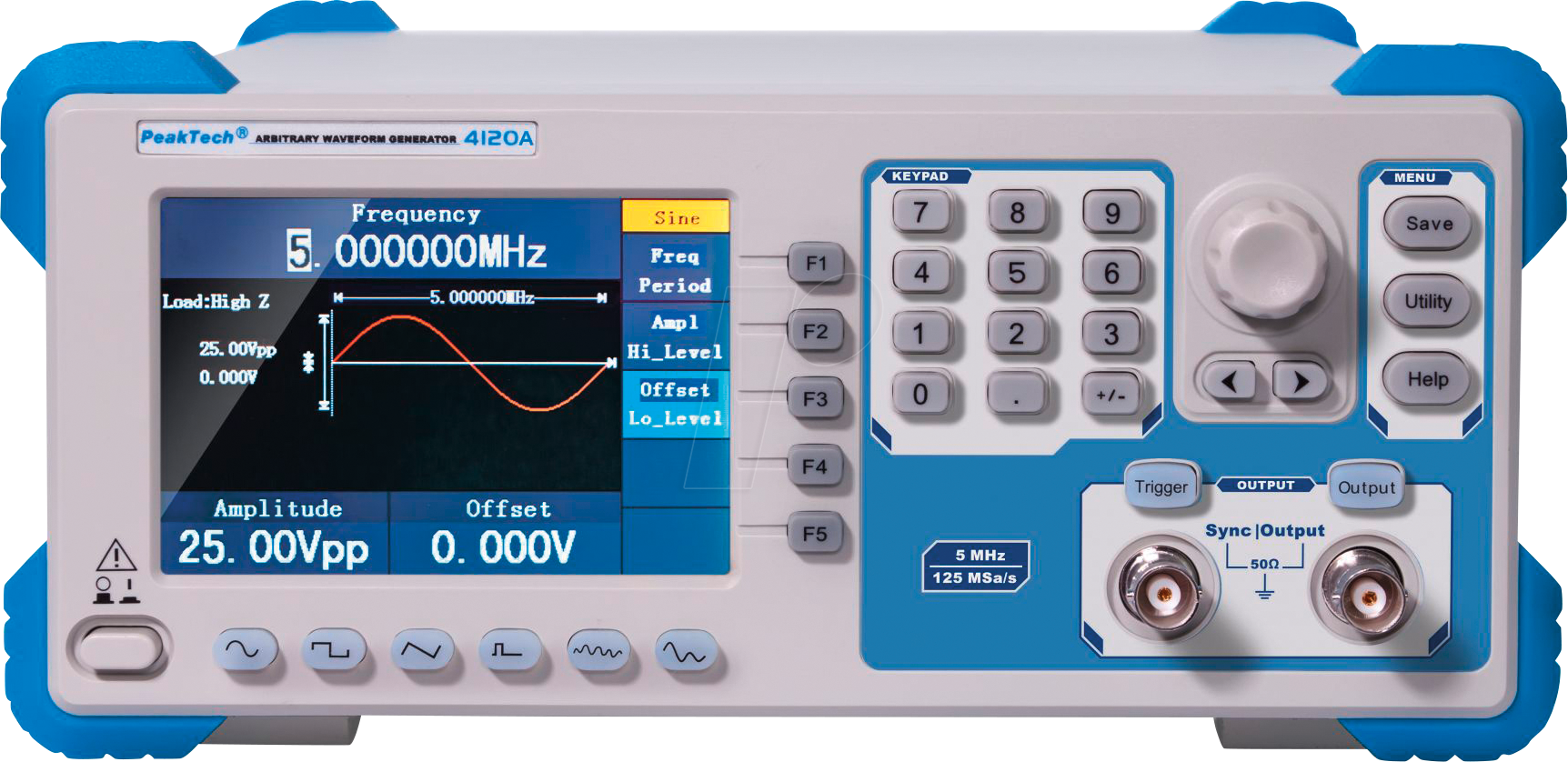 4250569406041 - 4120 A - Funktionsgenerator arbiträr 1 Kanal 1 µHz  5 MHz