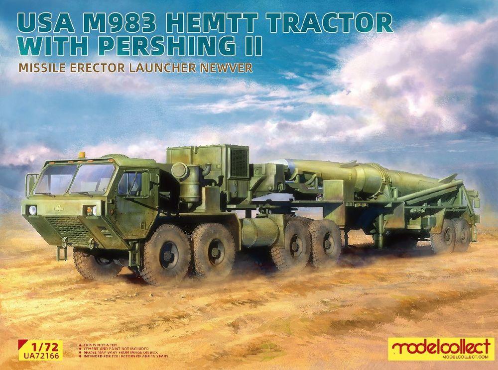 4250580583110 - Modelcollect UA72166 - USA M983 Hemtt Tractor With Pershing II Missile Erector Launcher new Ver in 172