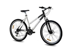 4250585400153 - Evolution Mountainbike 26 Zoll Damen oder Herren 165-180cm Hardtail MTB 21 Gänge Fahrrad V-Brakes ATB