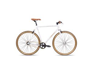 4250585414624 - Chrisson Vintage Road N3 Fitnessbike 28 Zoll 160 - 190 cm Urban Bike 3 Gang Nabenschaltung Fitnessrad Fahrrad retro weiß 52 cm