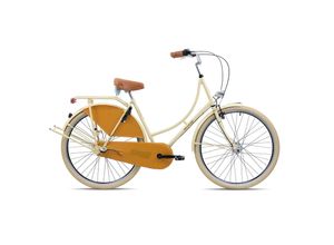 4250585414723 - Van Holland City Damen Fahrrad 28 Zoll Citybike Hollandrad mit 3 Gängen Cityrad Stadtrad 165 - 175 cm elfenbein 53 cm