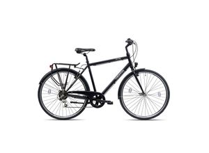 4250585419827 - City One Trekkingrad 28 Zoll Urban Bike Trekking Fahrrad 165 - 180 cm mit 7 Gängen schwarz 53 cm