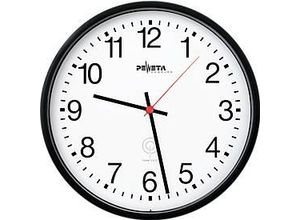 4250594505207 - Peweta Funkwanduhr Ø 250 mm schwarz arabische Zahlen Funkuhr DCF77 Mineralglas 4250594505207 - Peweta Funkwanduhr Ø 250 mm schwarz arabische Zahlen Funkuhr DCF77 Mineralglas