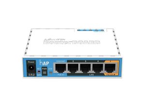 4250605562847 - HAP Eingebaut Energie ber Ethernet (PoE) Untersttzung Wei wlan Access Point (RB951Ui-2nD) (RB951Ui-2nD) - Mikrotik