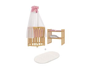 4250612220266 - ComfortBaby SmartGrow 7in1 Baby-Bett natur Kinder-Bett vielseitig Wickeltisch