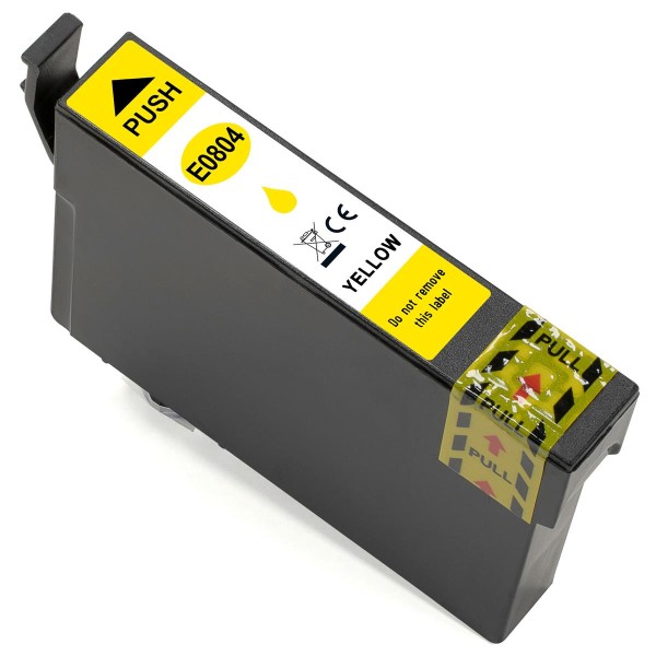 4250614219169 - Kompatibel zu Epson T0804 Yellow (Kolibri) von ESMOnline