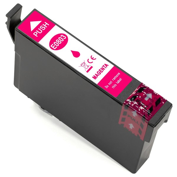 4250614805607 - Kompatibel zu Epson T0803 Magenta (Kolibri) von ESMOnline